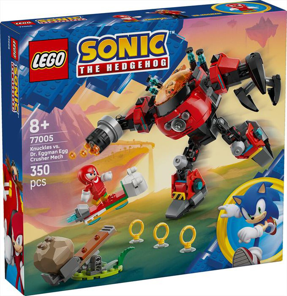 Immagine del prodotto LEGO - SONIC Knuckles Mech Egg Crusher Dr. Eggman 77005