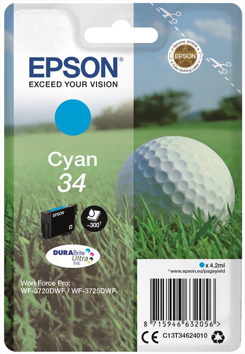 Immagine del prodotto EPSON - C13T34624020-Ciano