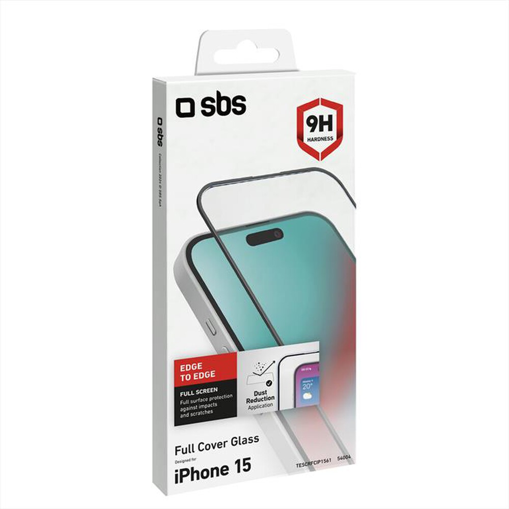 Immagine del prodotto SBS - Screen protector TESCRFCIP1561 per iPhone 15-Trasparente