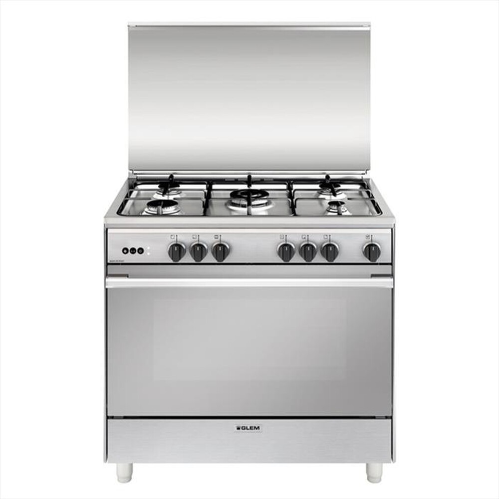 "GLEM GAS - Cucina a gas UN965VI Classe A-INOX"