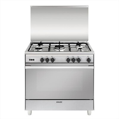 GLEM GAS - Cucina a gas UN965VI Classe A-INOX