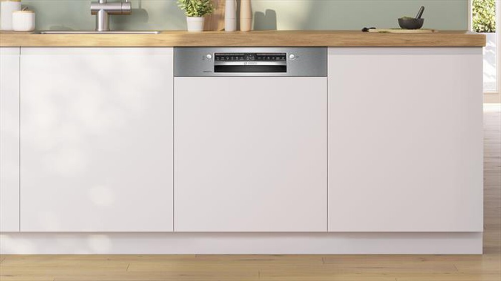 "BOSCH - Lavastoviglie SMI4EVS08E Classe B 14 coperti-Acciaio spazzolato"