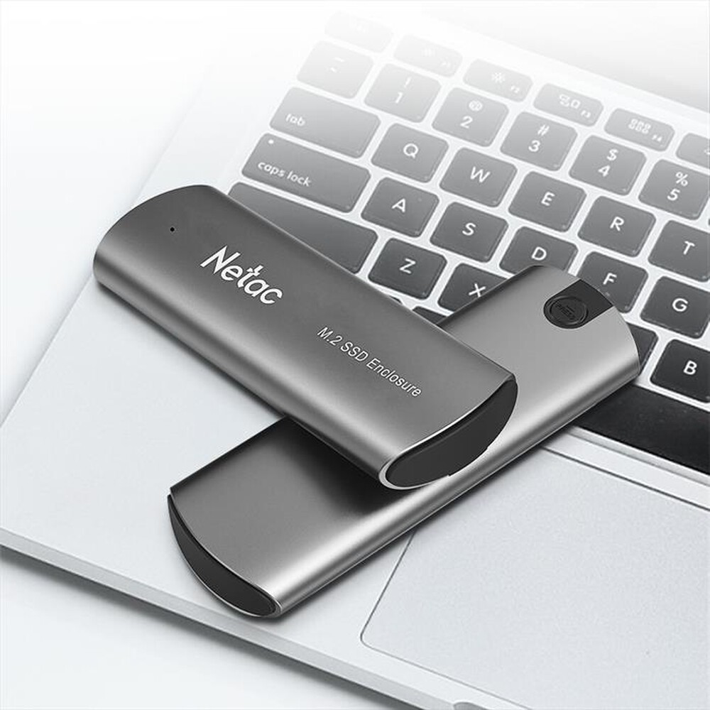 Immagine del prodotto NETAC - CABINET ENCL.ALLU.M.2 NVME/SATA-USB 3.1 GEN2 A+C-C-ALUMINIO