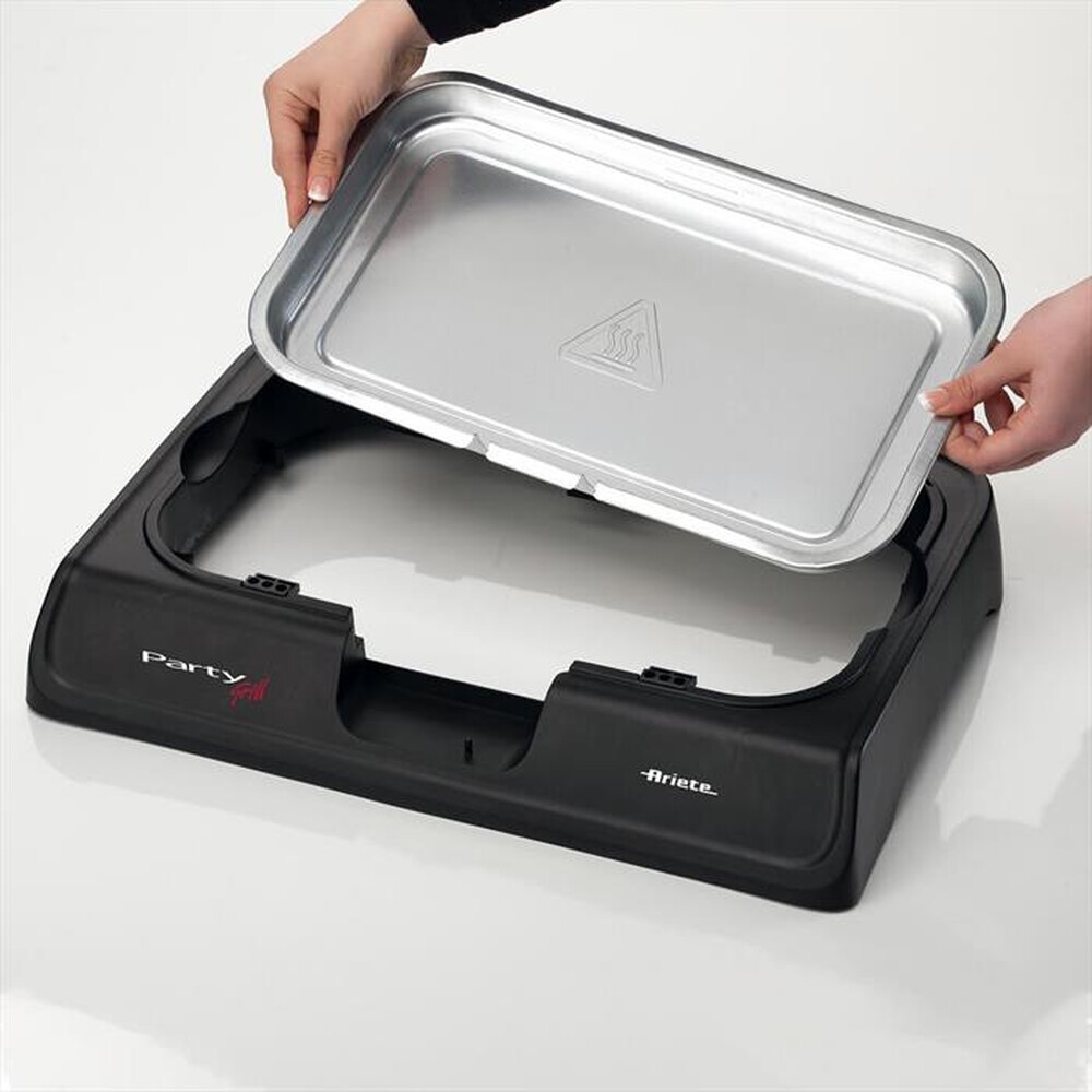 "ARIETE - 0723 Party Grill Barbecue Elettrico 2000W-Nero"