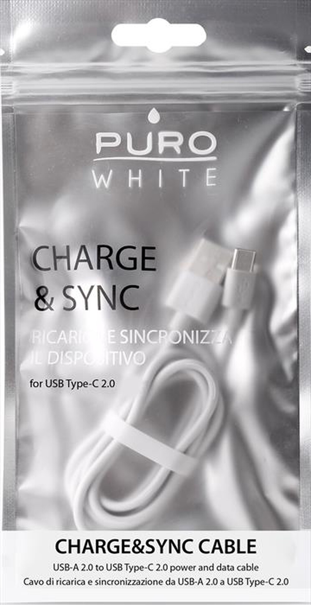 "PURO - PWCUSBCWHI-bianco"