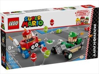 LEGO - SUPER MARIO Mario Kart: Baby Mario vs Baby - 72034-Multicolore