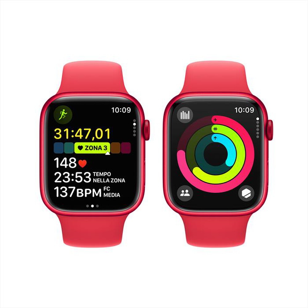 "APPLE - Watch Series 9 GPS Cassa 45mm - M/L-(PRODUCT)RED"