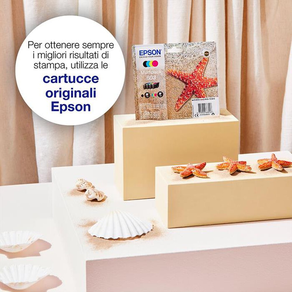 Immagine del prodotto EPSON - 603 STELLA MARINA T03U STANDARD MULTIPACK 3 COLORI-Ciano, magenta, giallo