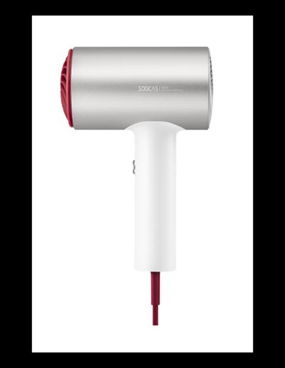 SOOCAS - Asciugacapelli PHNDRMSH5R-Bianco/Alluminio