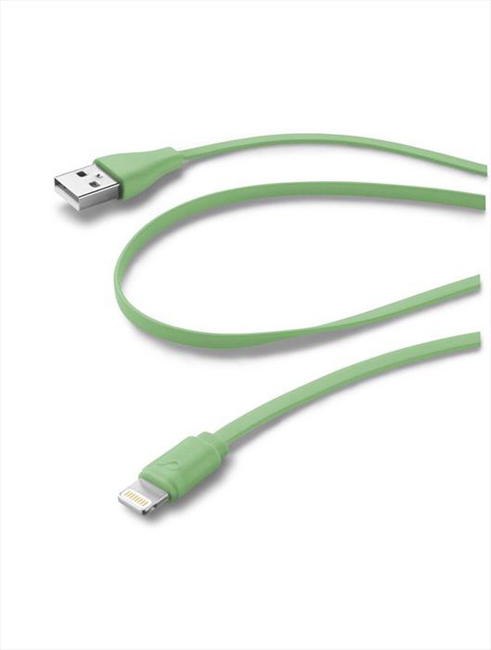 Immagine del prodotto CELLULARLINE - Flat USB Data Cable For iPhone USBDATACFLMFIIPH5G-Verde