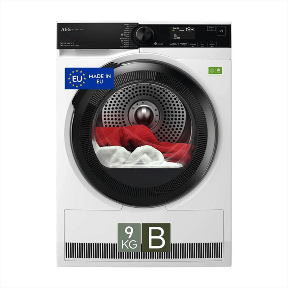 Immagine del prodotto AEG - Asciugatrice XTR8HBGH9B 9 Kg Classe B-Bianco