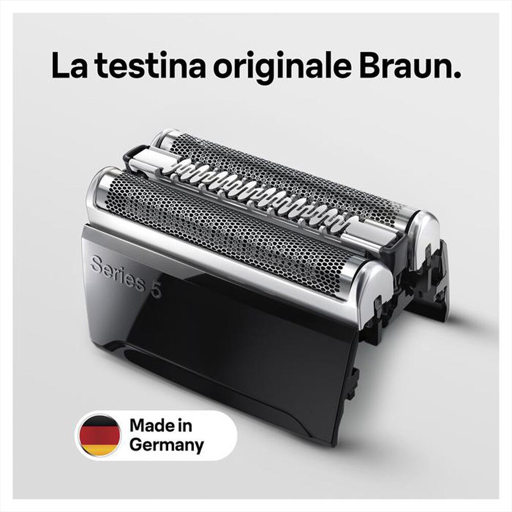 "BRAUN - SERIES 5 52B TESTINA DI RICAMBIO-Nero"