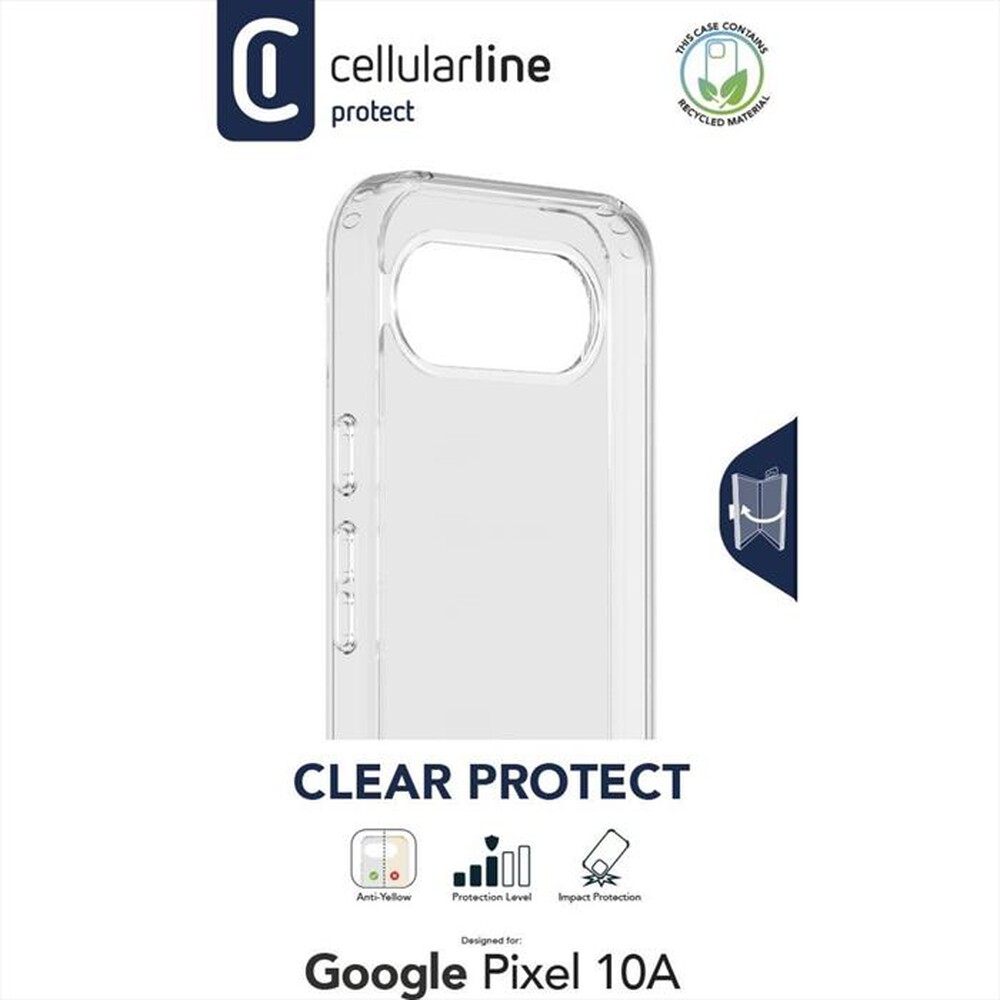 Immagine del prodotto CELLULARLINE - CLEAR PROTECT per Google Pixel 10A-Trasparente