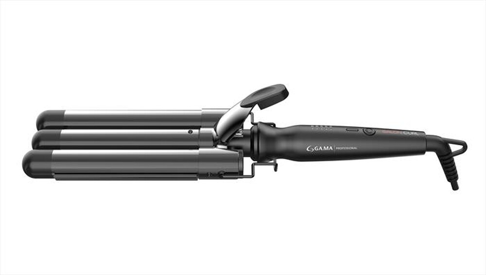 "GAMA - Ferro per capelli TRIFERRO SALON CURL-Black"