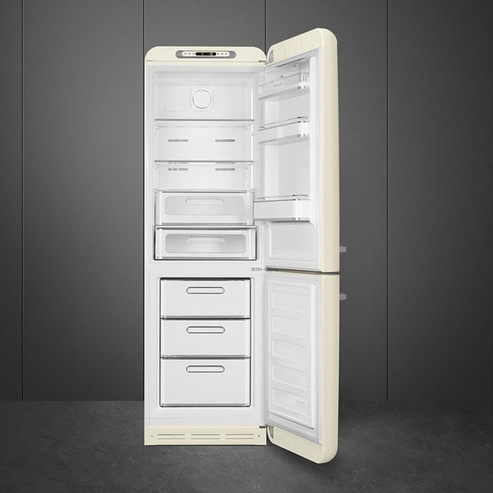 "SMEG - Frigorifero combinato FAB32RCR5 Classe D 350lt-Crema"