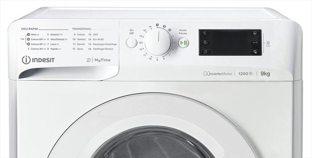 "INDESIT - Lavatrice MTWE 91285 W IT 9 Kg Classe B"