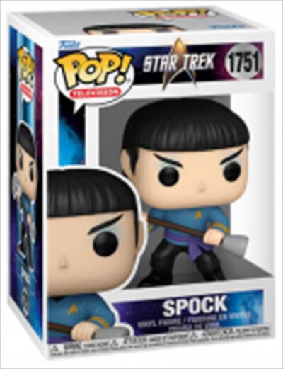 FUNKO - POP Star Trek Spock w/Vulcan Lirpa 1751 - 55906