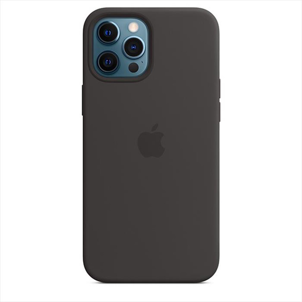 "APPLE - Custodia MagSafe in silicone per iPhone 12 Pro Max-Nero"