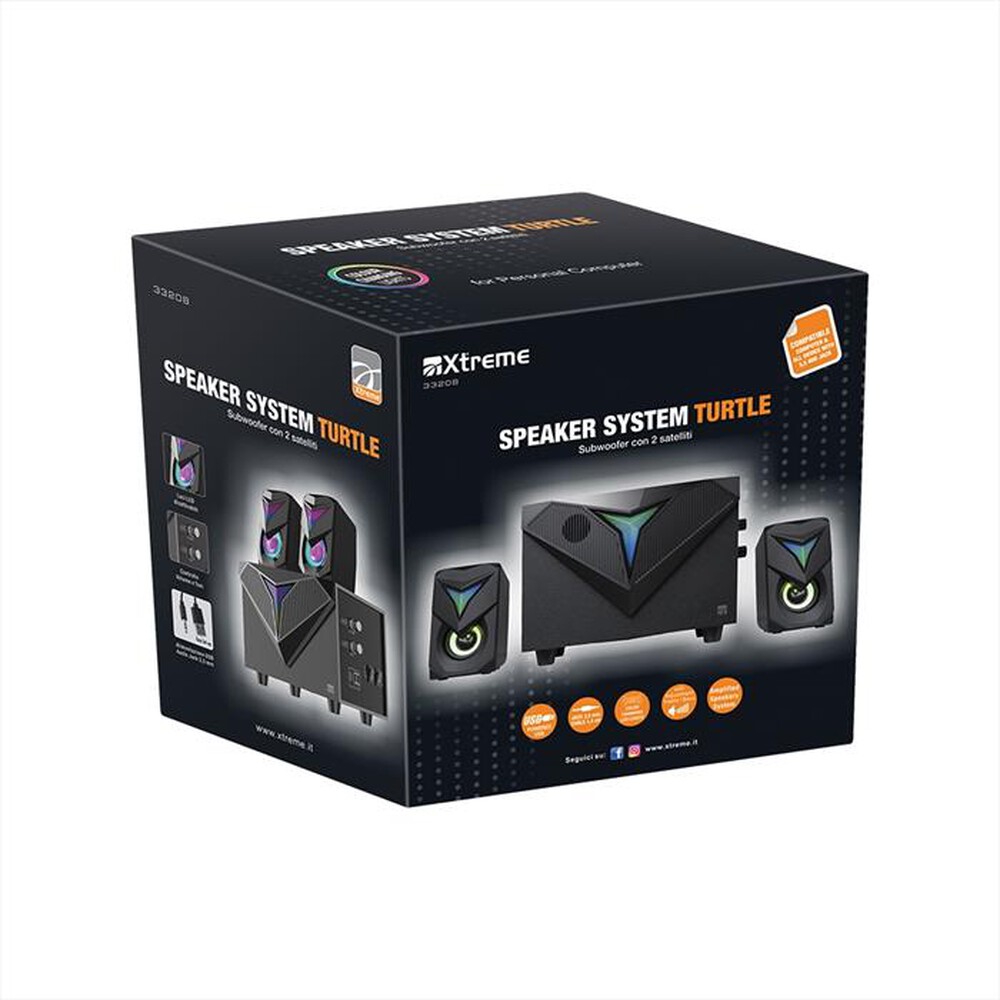 Immagine del prodotto XTREME - SPEAKER SYSTEM TURTLE-Nero