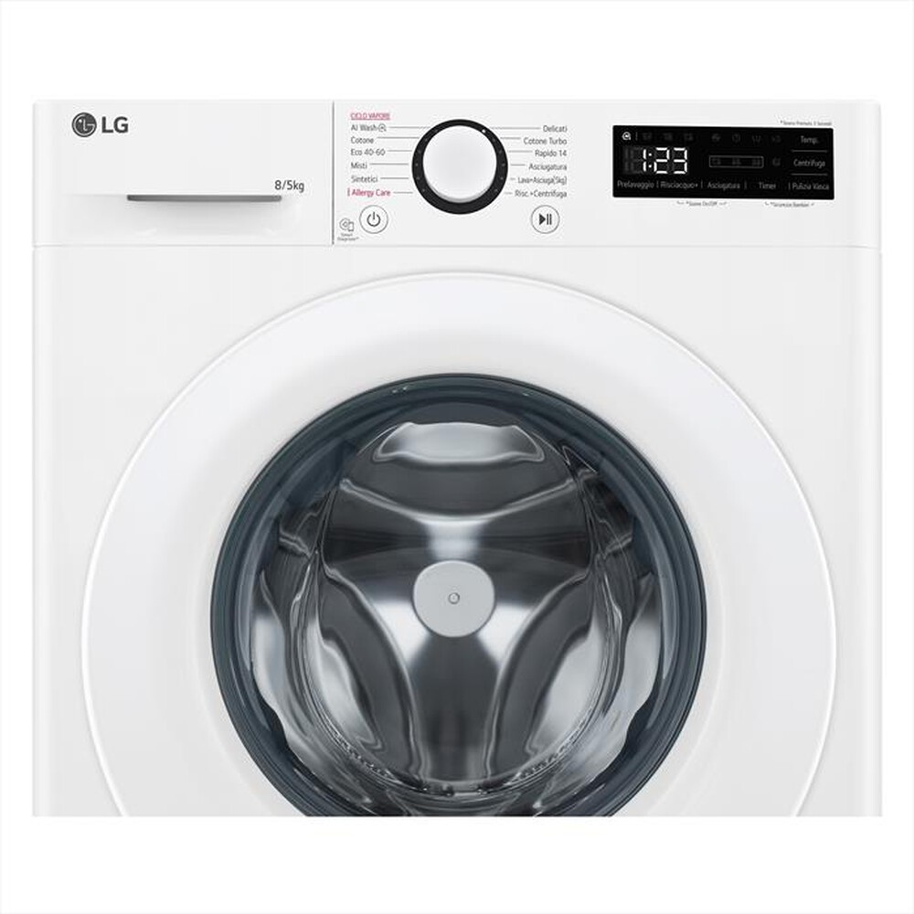 Immagine del prodotto LG - Lavasciuga AI DD D2R3S08NSWW 8/5 Kg Classe E-Bianca