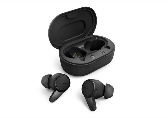 Auricolari con microfono Philips Cuffie Sportive In Ear True Wireless Nero  | Auricolari con microfono in offerta su Monclick.