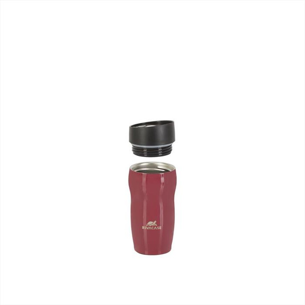 "RIVACASE - 90342RD TAZZA DA VIAGGIO ISOTERMICA D 0,28 L ROSSO-Rosso"