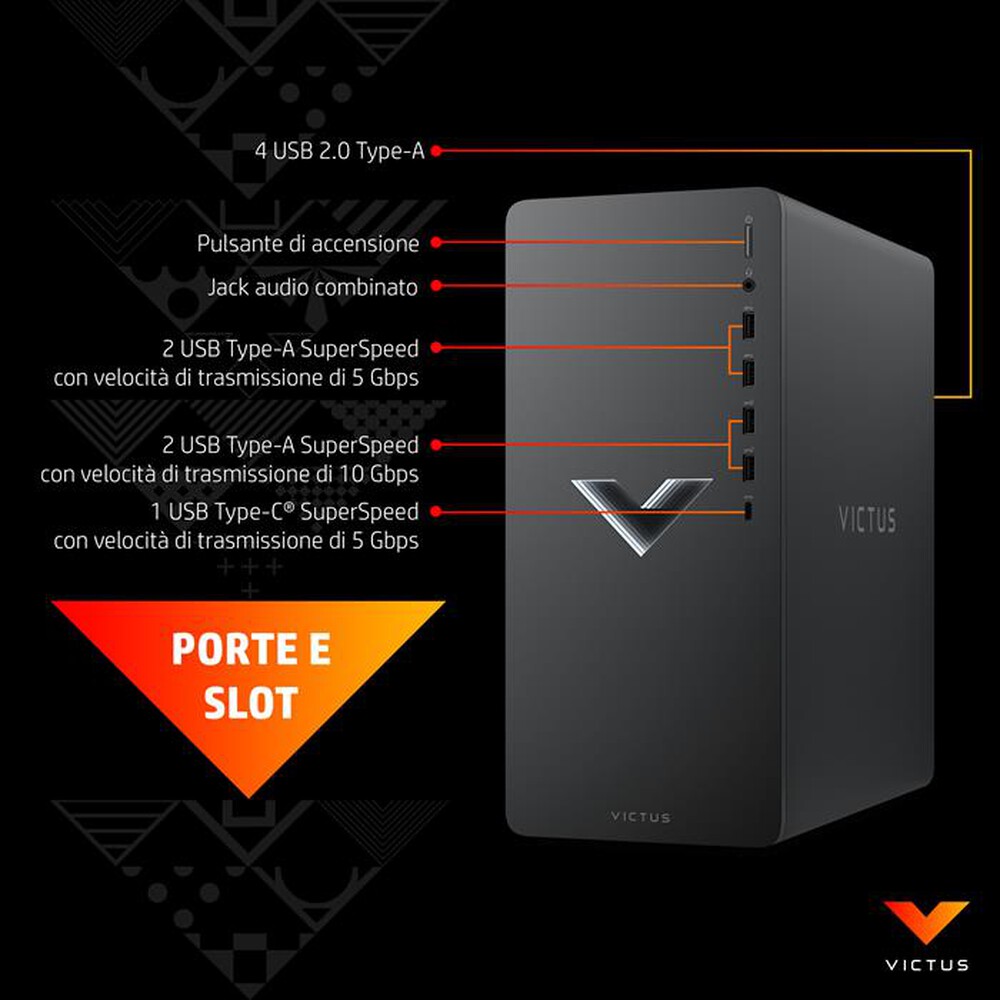 "HP - Desktop VICTUS TG02-0014NL-Mica Silver"