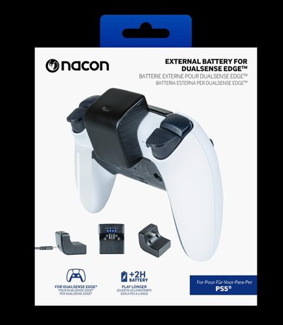 NACON - BATTERIA ESTERNA PER CONTROLLER DUALSENSE EDGE-Nero