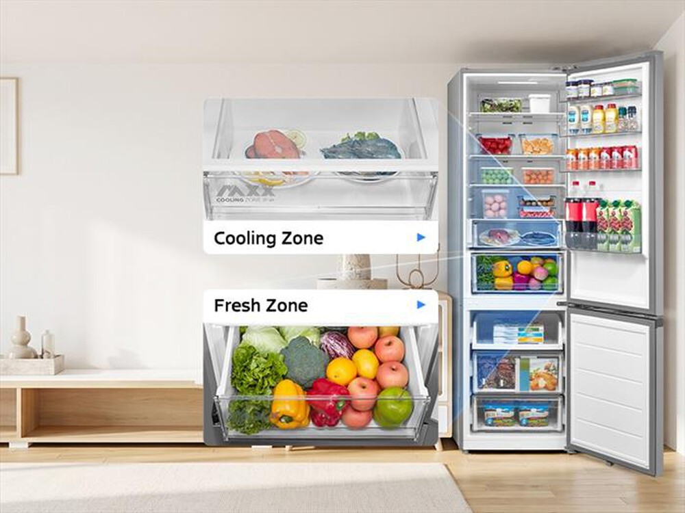 Immagine del prodotto MIDEA - Frigorifero combinato MDRB600MIC46 Classe C 442lt-Inox
