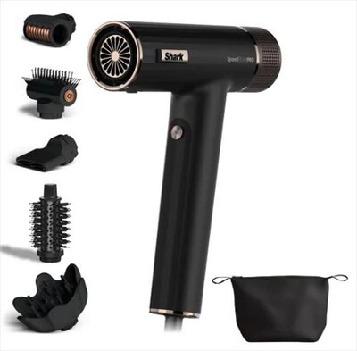 SHARK - ASCIUGACAPELLI E STYLER SPEEDSTYLE PRO 5 IN 1-Nero