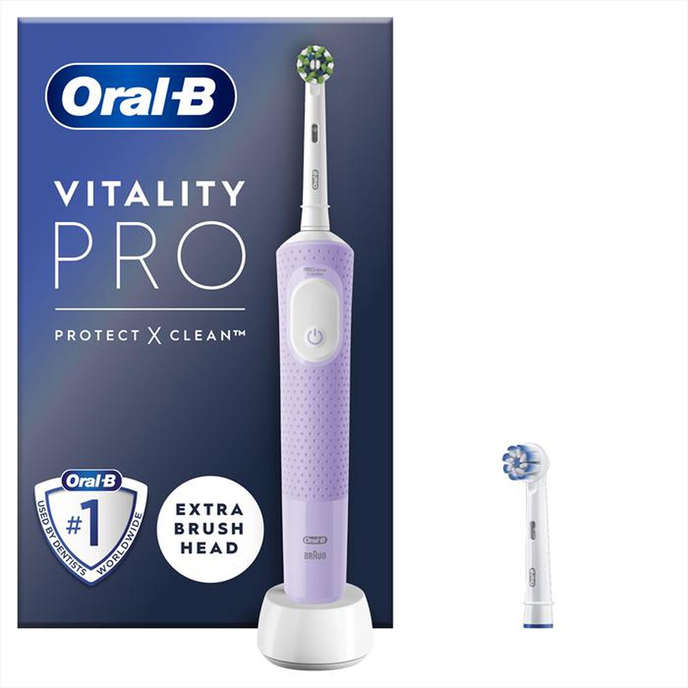 "ORAL-B - Spazzolino Elettrico Ricaricabile VITALITY PRO-Viola"