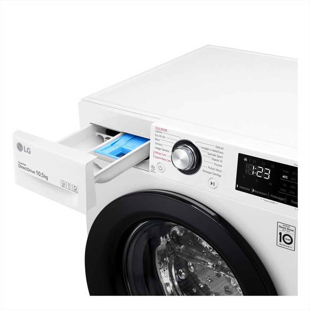 "LG - Lavatrice F4WV310SAE 10,5 Kg Classe A-White"
