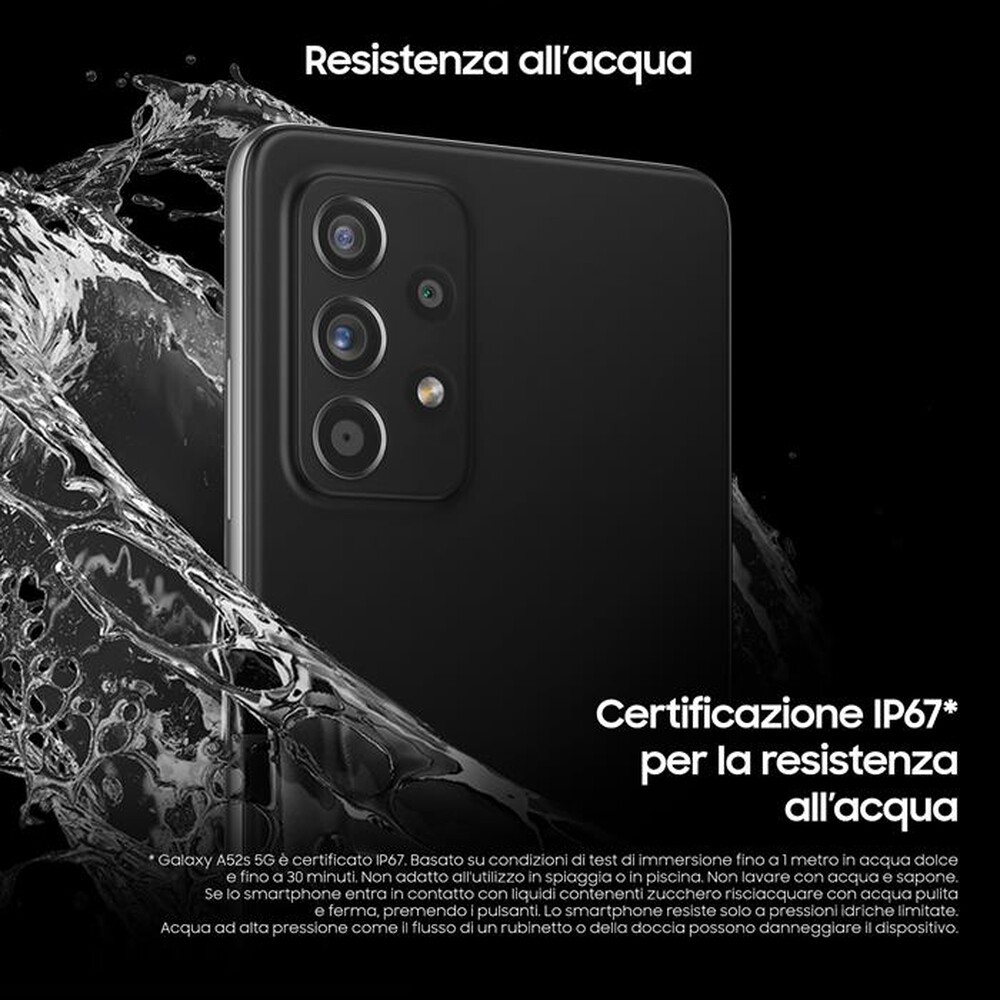 "SAMSUNG - Galaxy A52s 5G-Awesome Black"