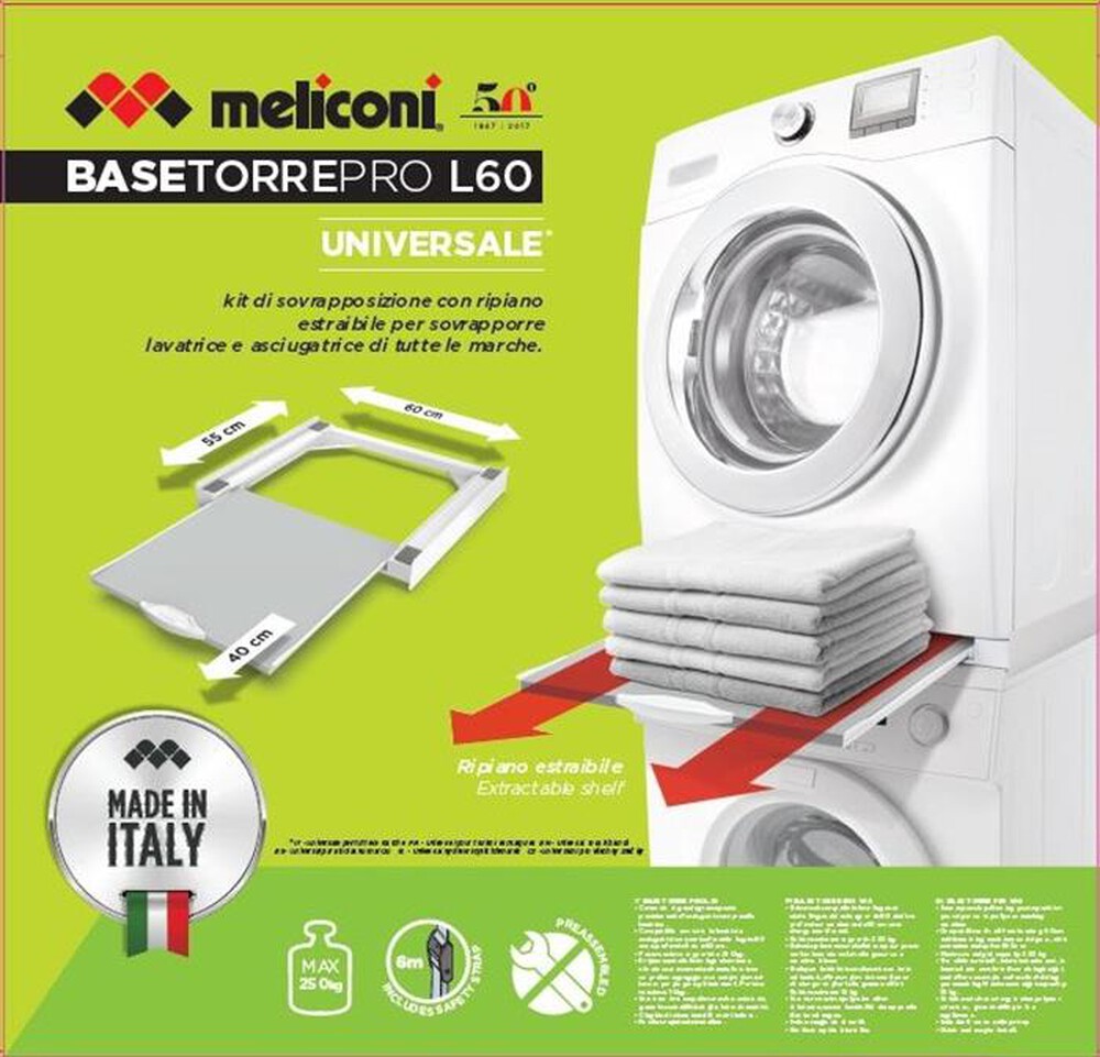 Host of Sprout champion MELICONI - TORRE PRO L60 - Tecnopolimero bianco | Euronics