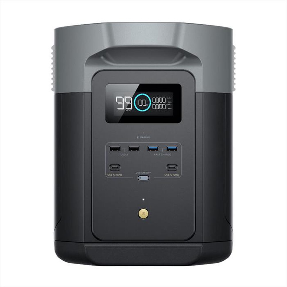 "ECOFLOW - DELTA 2 MAX POWER STATION PORTATILE-nero"