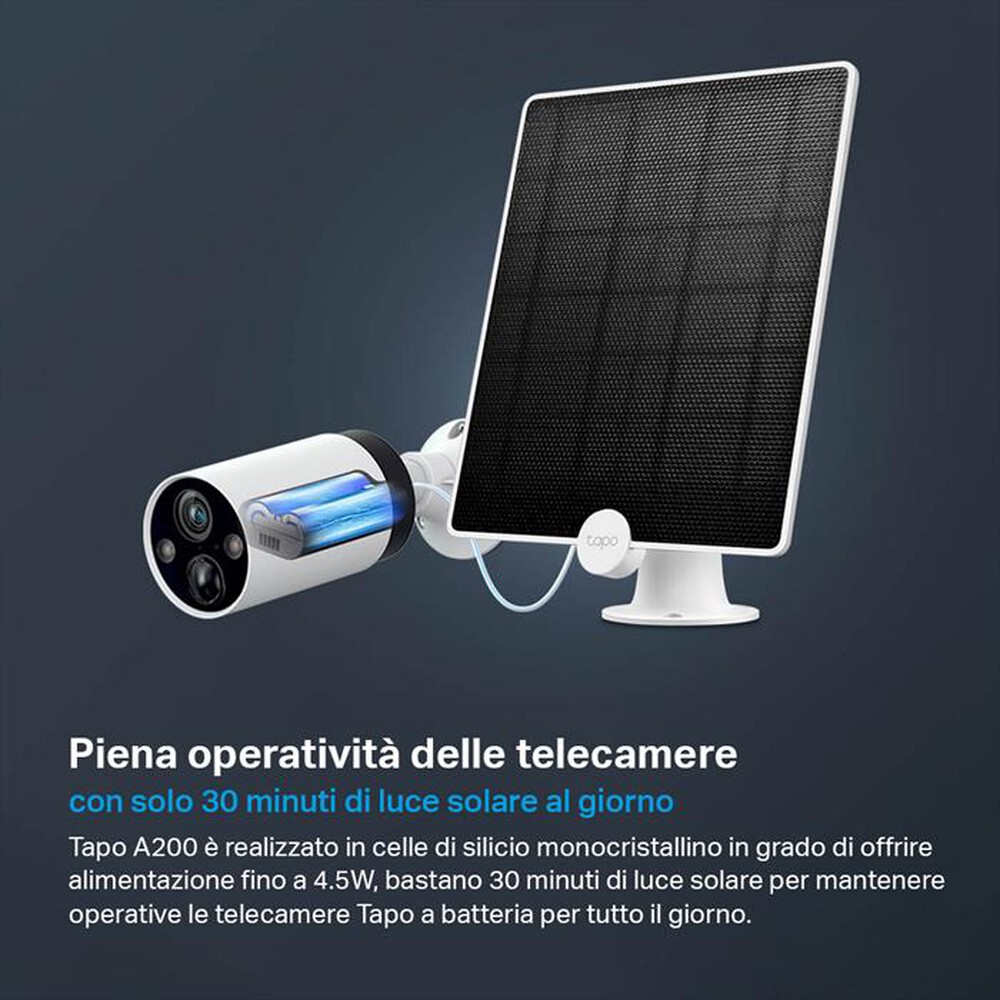 "TP-LINK - PANNELLO SOLARE PER TELECAMERE SMART A BATTERIA"