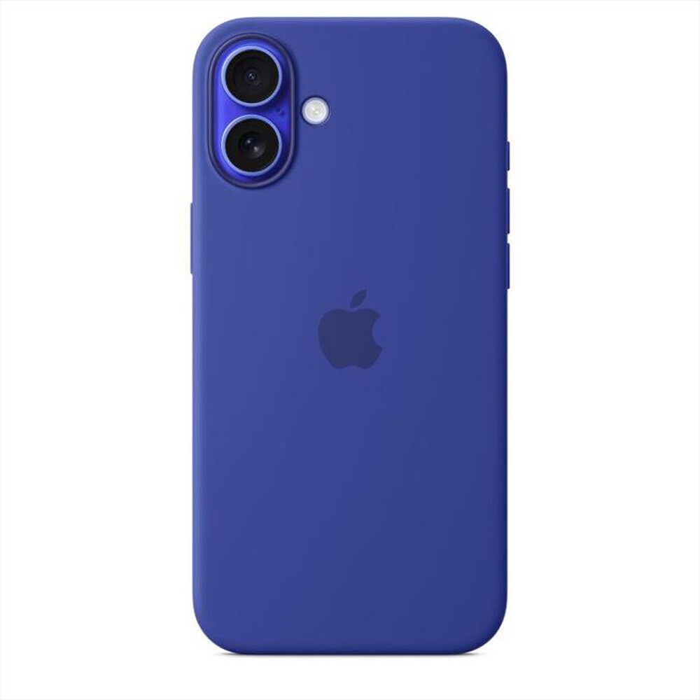 "APPLE - Custodia MagSafe in silicone per iPhone 16 Plus-Blu oltremare"