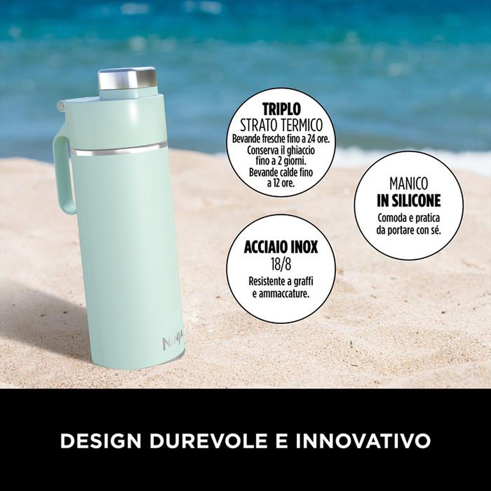 Immagine del prodotto NINJA - BORRACCIA THIRSTI 530ML-Verde Menta