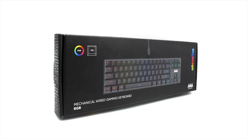 "AAAMAZE - TASTIERA GAMING ATOMIKA-NERO"