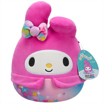 REY TOYS - SQUISHMALLOWS HELLO KITTY MY MELODY 25 CM LICENZA-Multicolore