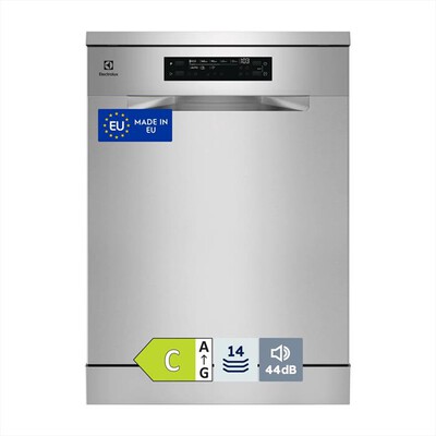 ELECTROLUX - Lavastoviglie ESS68400SX Classe C 14 coperti-Inox antimpronta