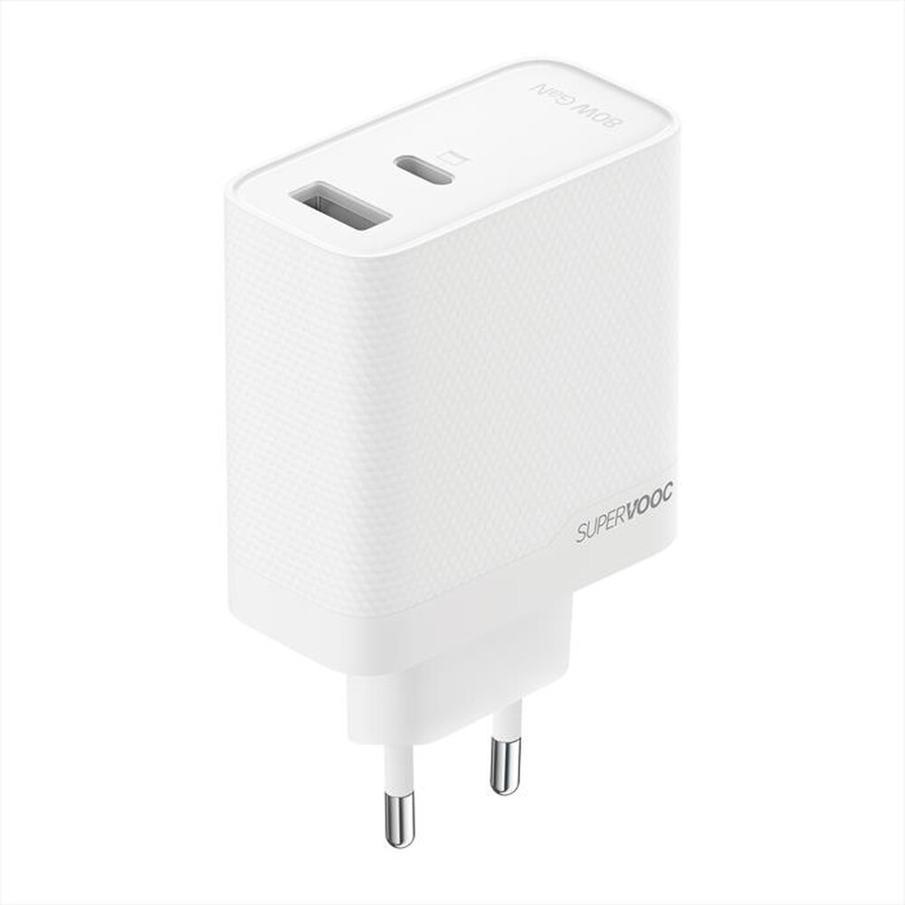 Immagine del prodotto REALME - SUPERVOOC 80W POWER ADAPTER DUAL PORT-WHITE