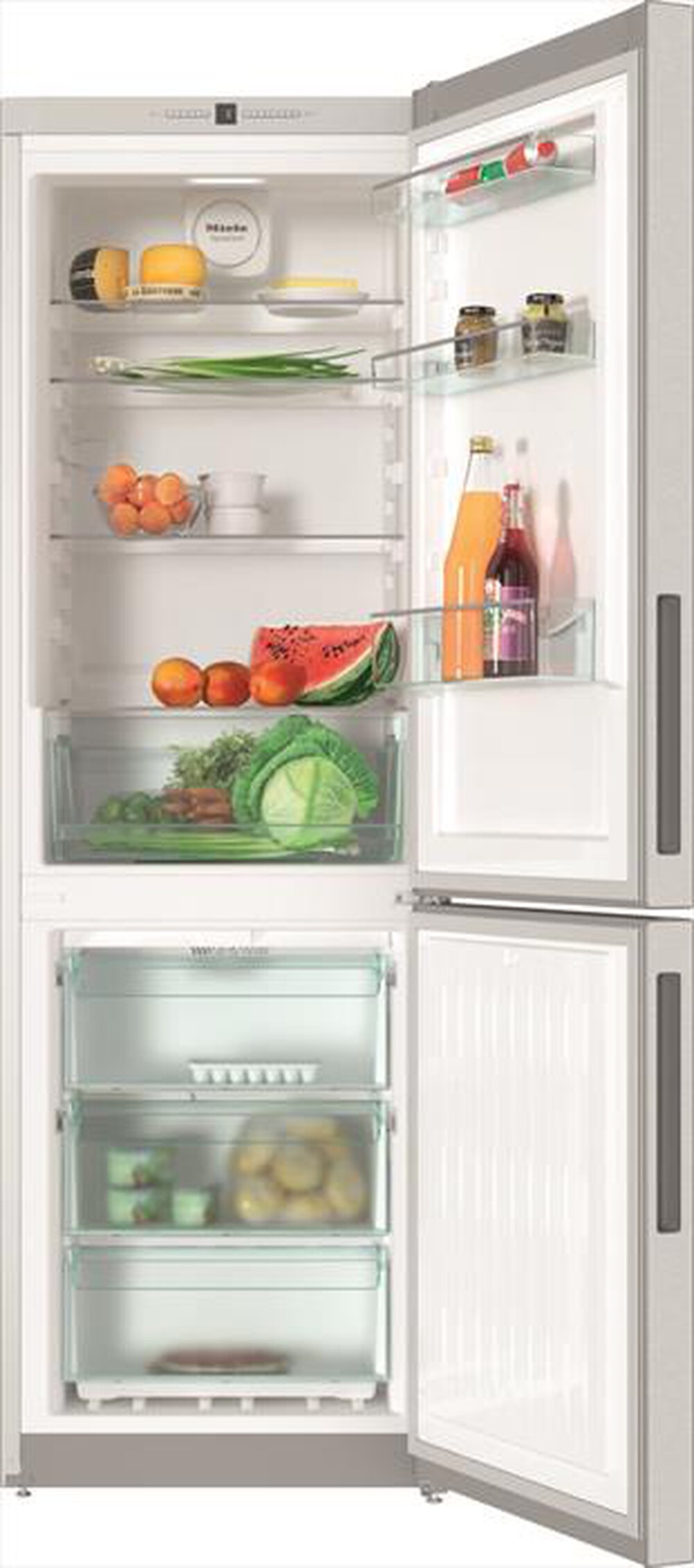 "MIELE - Frigorifero combinato KFN 29133 D EDT/CS Classe D-Clean Steel"