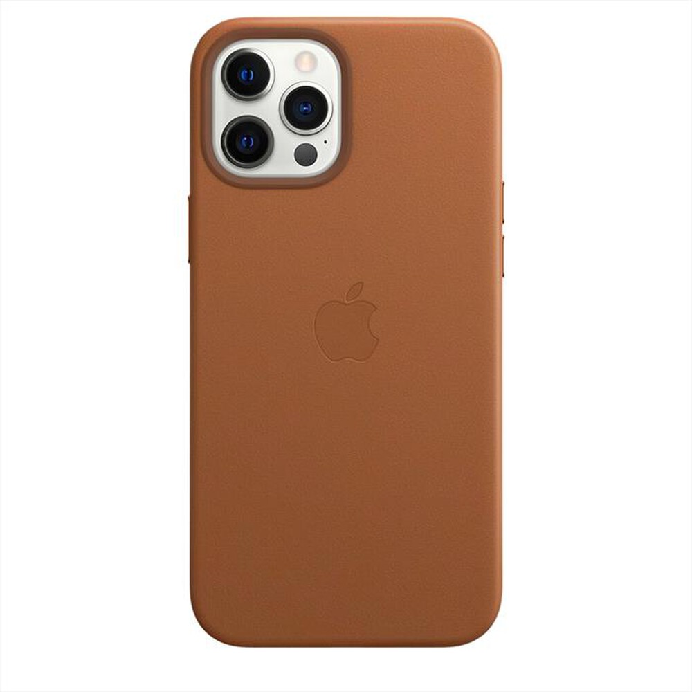 "APPLE - iPhone 12/12 Pro Leather Case with MagSafe-Cuoio"