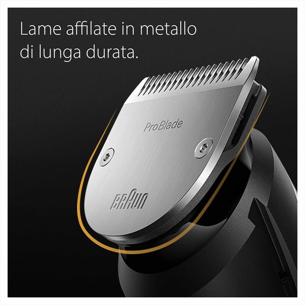 "BRAUN - Regolabarba BT7420-Black / Spc Grey"