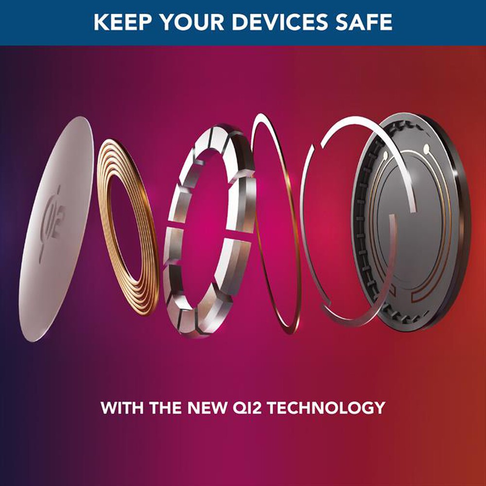 Immagine del prodotto CELLULARLINE - MAG DUO Station di ricarica wireless-Bianco