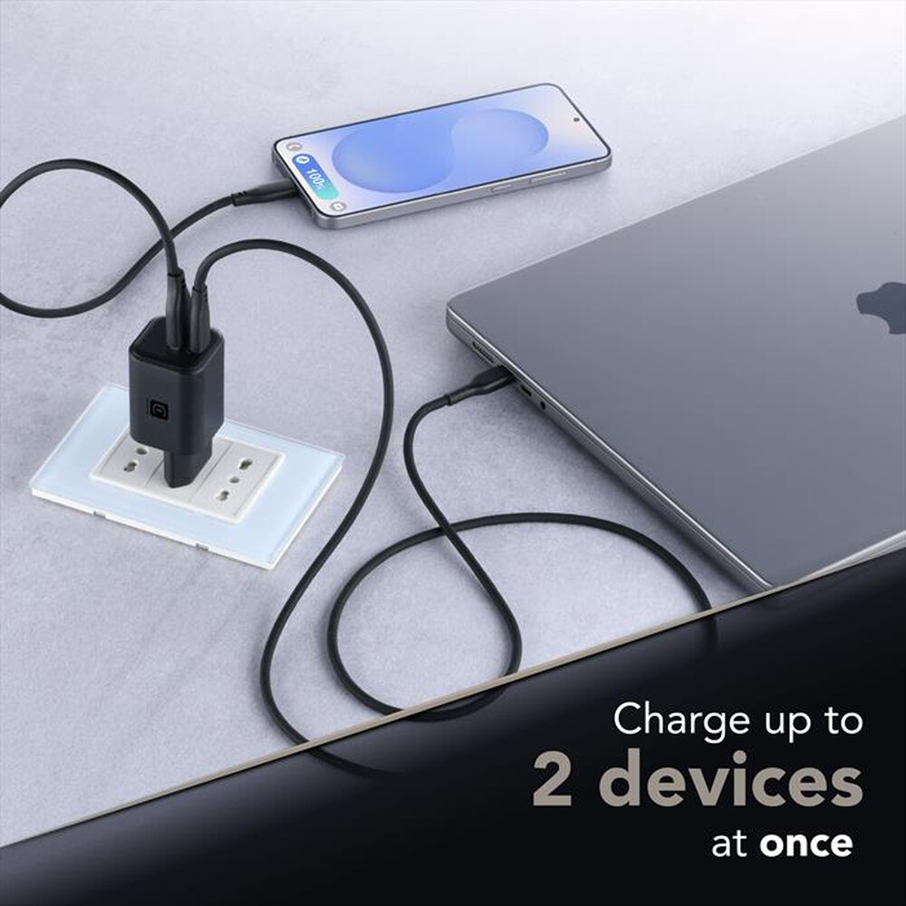 Immagine del prodotto CELLULARLINE - Caricabatterie da rete MULTIPOWER GAN 65W-Nero