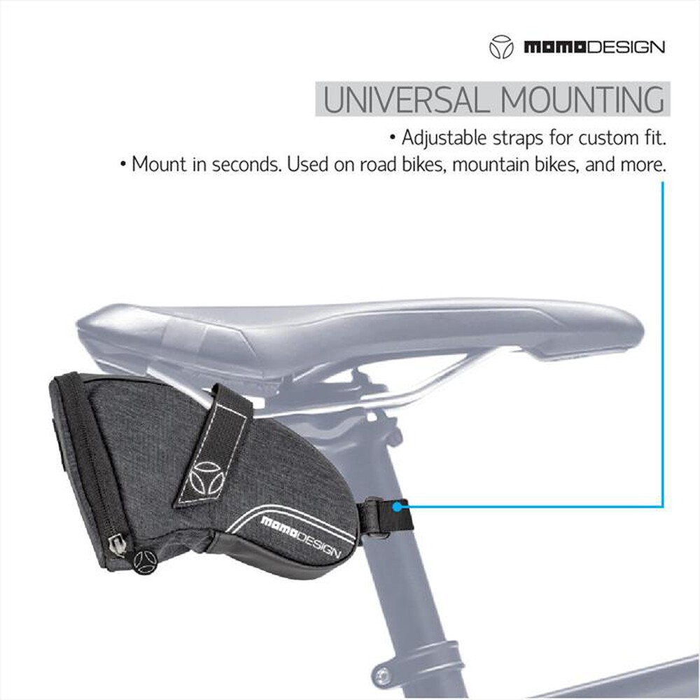 "MOMODESIGN - Borsa porta oggetti SB01 per bici-Tessuto"