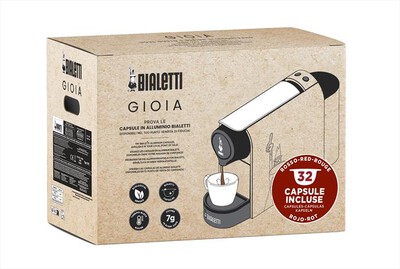 BIALETTI - Macchina da caff&egrave; BUNDLE GIOIA 32CAPS GRAF-rosso