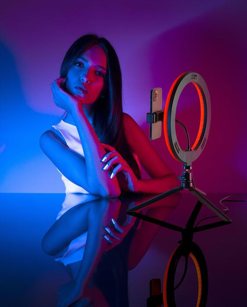 Immagine del prodotto CELLULARLINE - SELFIERINGCOLORK-Nero